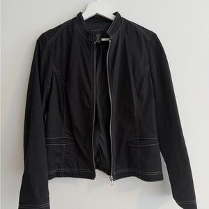 Apostrophe Black Bomber Jacket